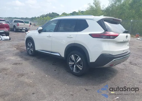 2021 Nissan Rogue Platinum Intelligent Awd из США, поврежденный, VIN JN8AT3DD1MW303368